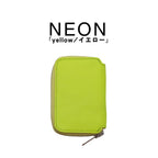 mu 真皮 R拉鍊 迷你錢包｜NEON