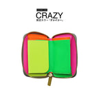 mu 真皮 R拉鍊 迷你錢包｜CRAZY
